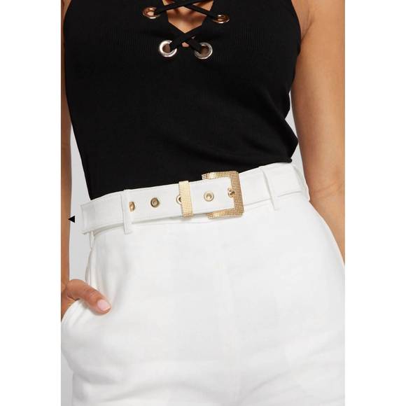 NEW GENERATION LOVE jessamin wide leg pants in ecru - Picture 4 of 5